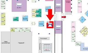 Схема расположения стенда MOBOTIX